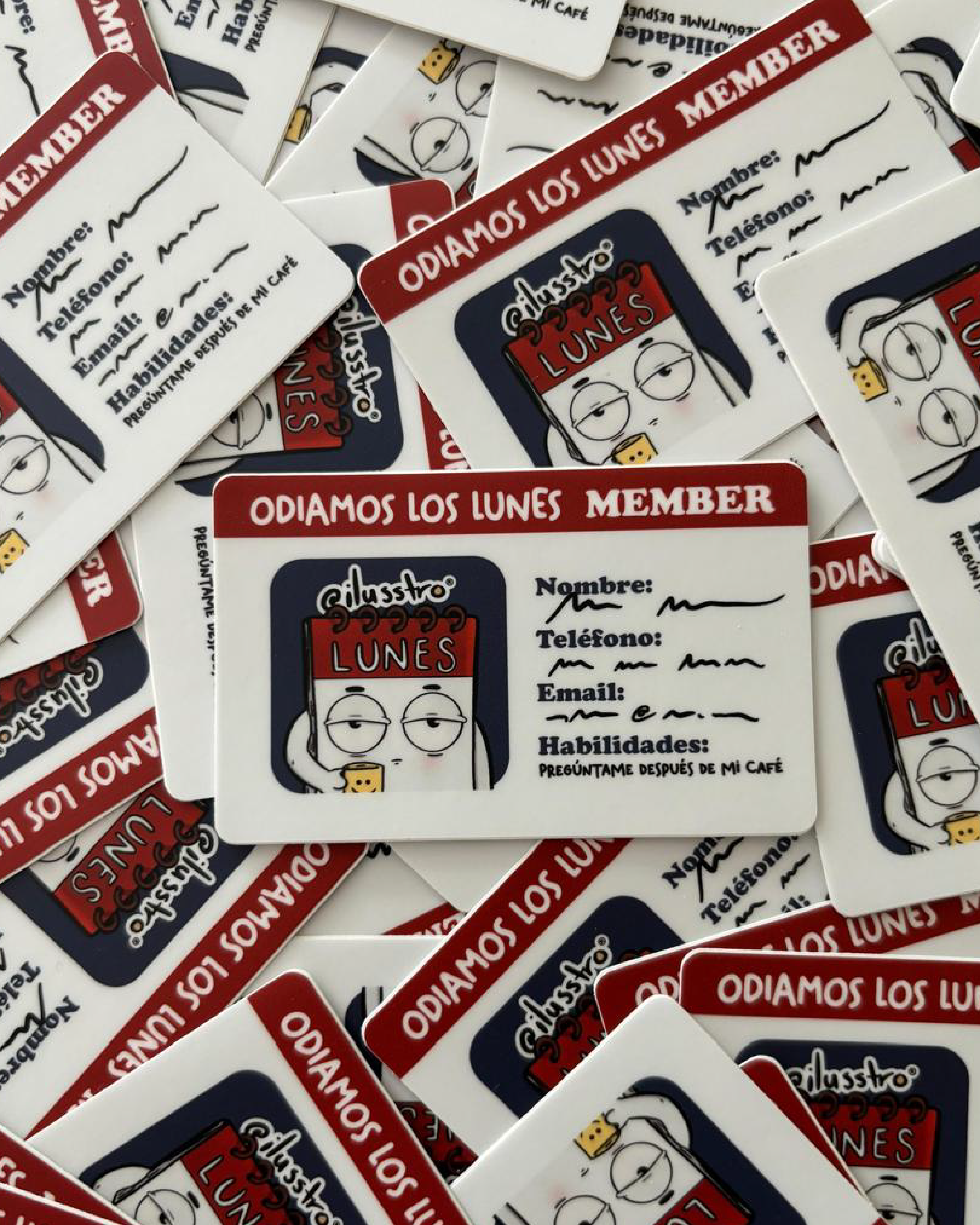 Sticker Lunes Credencial
